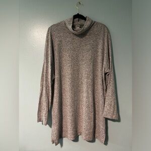 H&M Women’s Turtleneck Cowl Tunic / Dress with Flare Sleeves Women US Size L